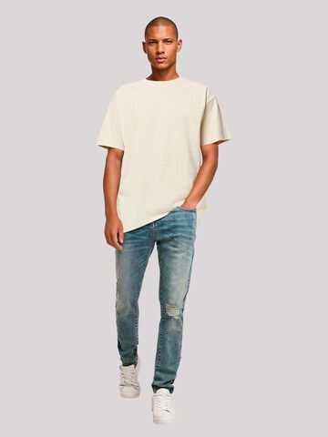 T-Shirt 'Be The Sunshine' F4NT4STIC en beige