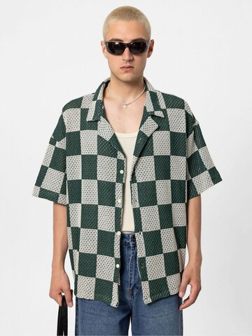 Camicia 'Santa Rosa' di VAMOS CLO in verde: frontale