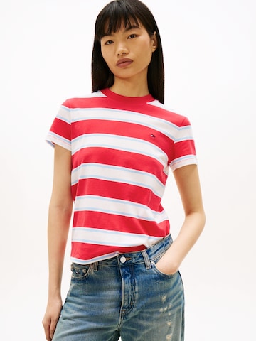Tommy Jeans Majica | rdeča barva: sprednja stran