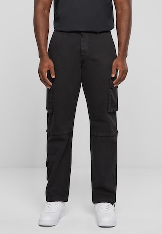 DEF Loose fit Cargo Pants in Black: front