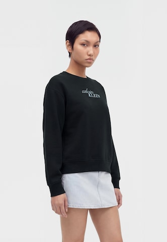 Calvin Klein Jeans Суичър в черно: отпред