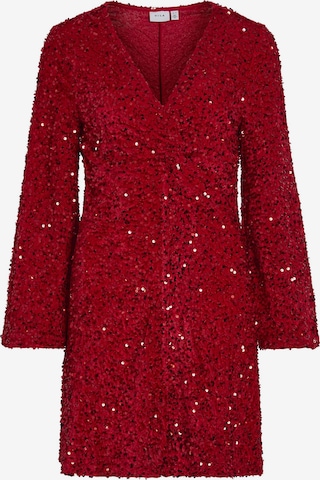 VILA - Vestido de gala en rojo: frente