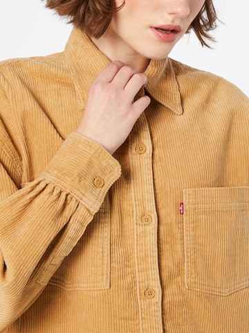 LEVI'S ® Blouse 'Remi Utility Shirt' in Brown
