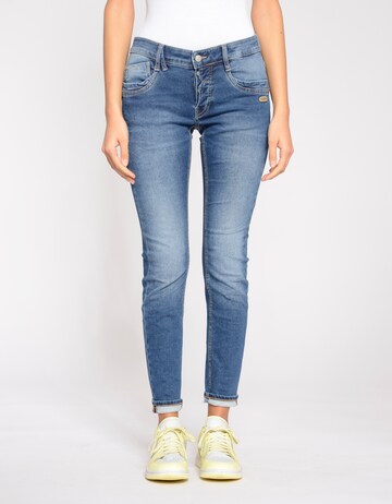 Skinny Jean '94Gerda' Gang en bleu : devant