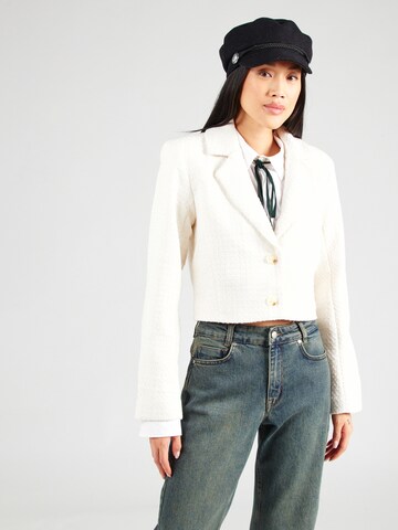 Abercrombie & Fitch Blejzer - Béžová: predná strana