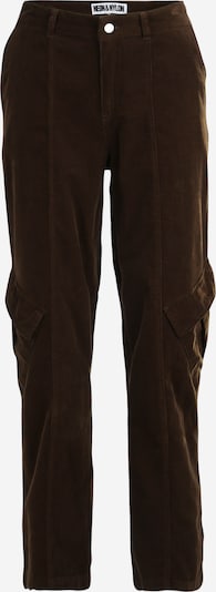 NEON & NYLON Pantalon cargo 'ARA' en brun foncé, Vue avec produit