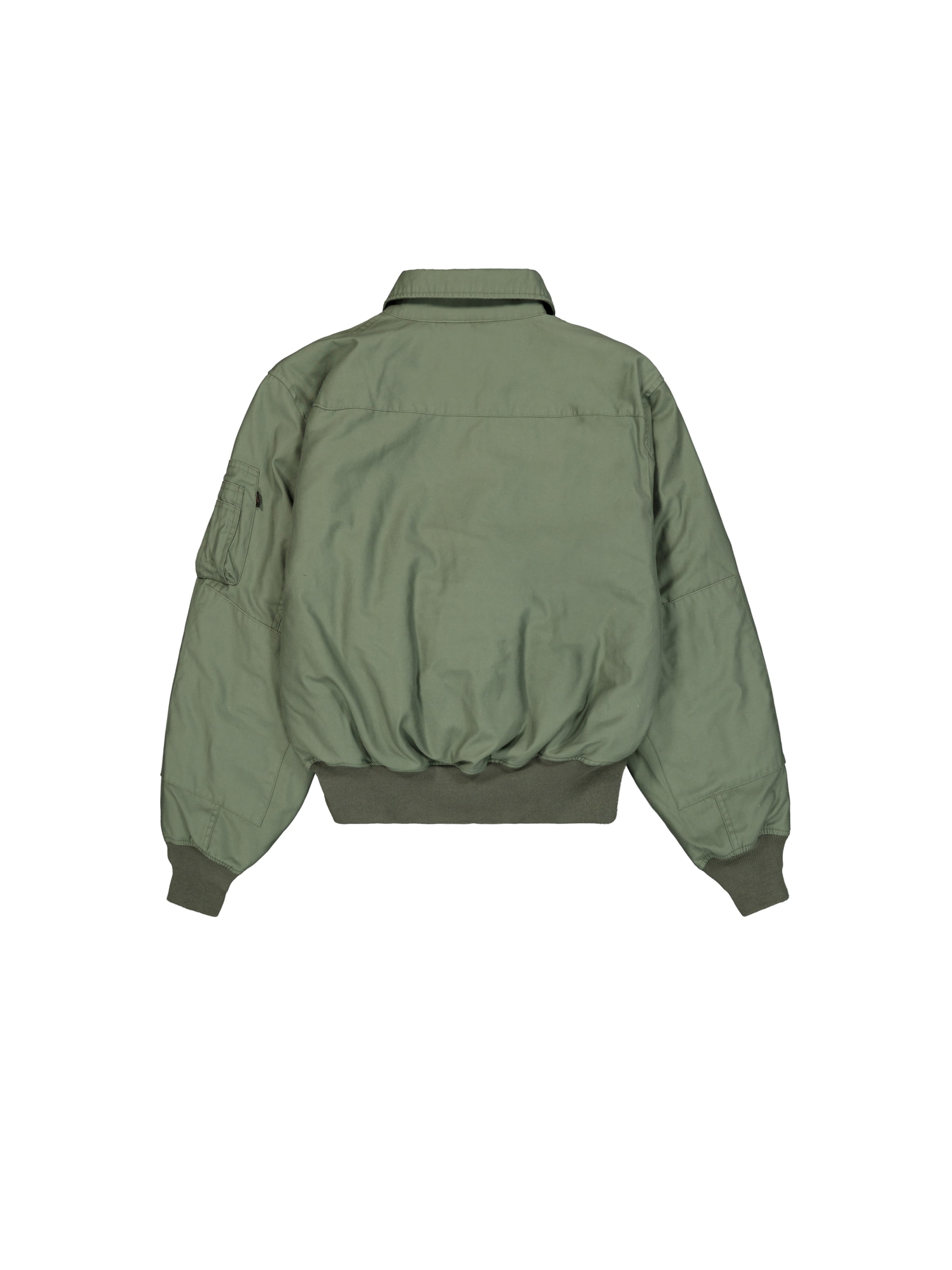 ALPHA INDUSTRIES Between-Season Jacket 'Cvc Modiry' in Green: back