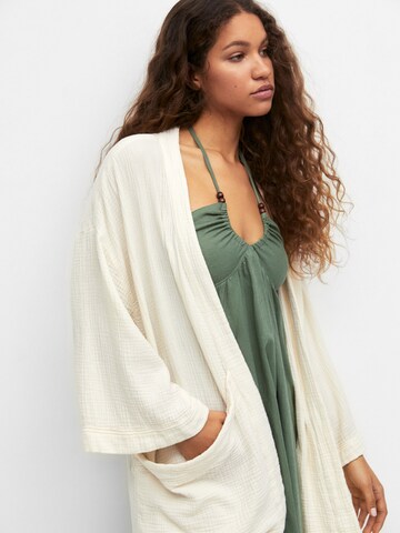 Kimono Pull&Bear en beige