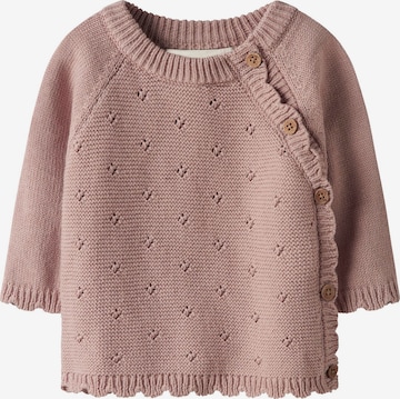 NAME IT Knit Cardigan in Pink: front
