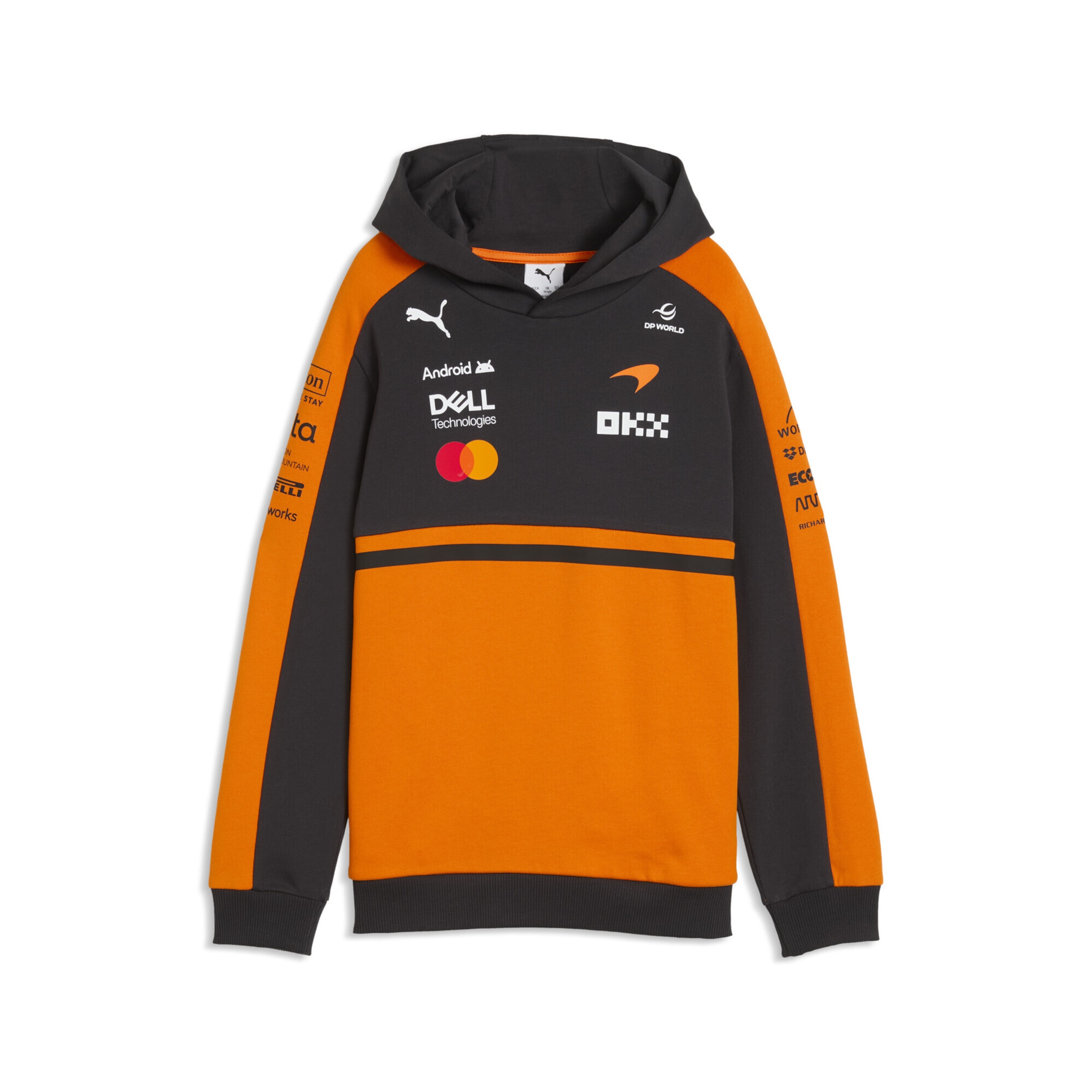 PUMA Sweatshirt 'McLaren Mastercard F1 Team Replica' in Oranje: voorkant