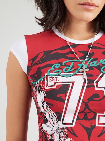 Ed Hardy T-shirt i röd