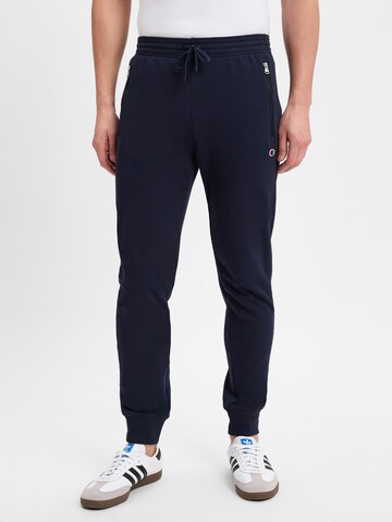Champion Authentic Athletic Apparel Slimfit Hose in Blau: Vorderseite