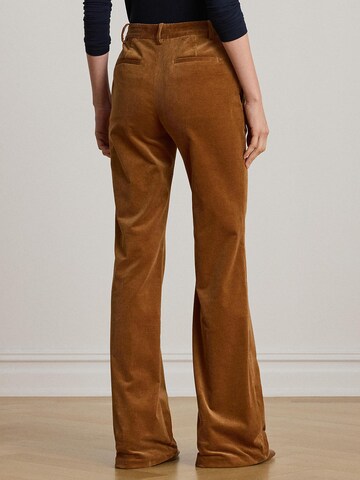 Evazați Pantaloni 'KAEDEN' de la Lauren Ralph Lauren pe maro