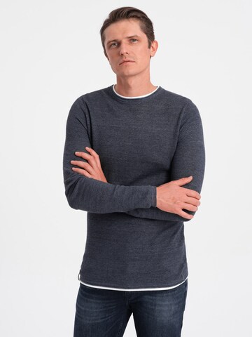 Ombre Pullover 'OM-SWSW-0103' in Blau
