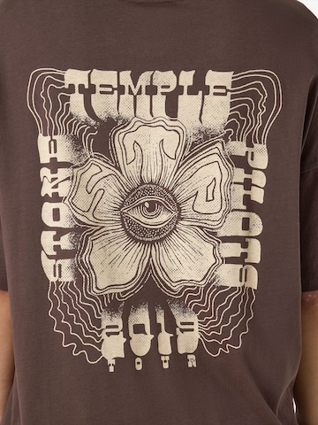 T-shirt oversize 'NMIDA' Noisy may en marron
