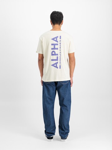 ALPHA INDUSTRIES Shirt in White
