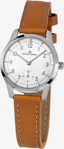 Jacques Lemans Analog Watch in Brown: front