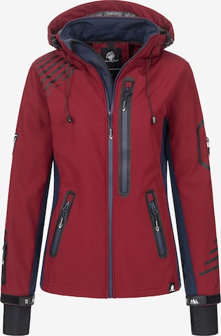 Rock Creek Outdoorjacke in Rot: predná strana