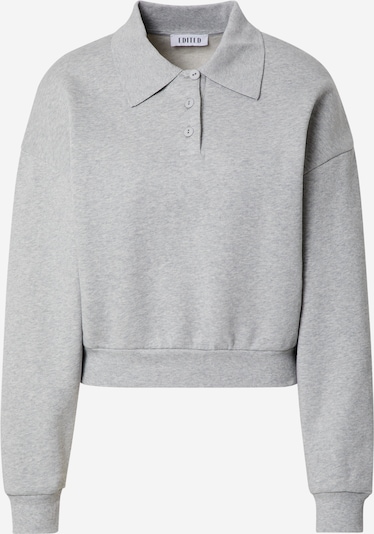 EDITED Sweatshirt 'Mae' in de kleur Grijs / Grijs gemêleerd, Productweergave