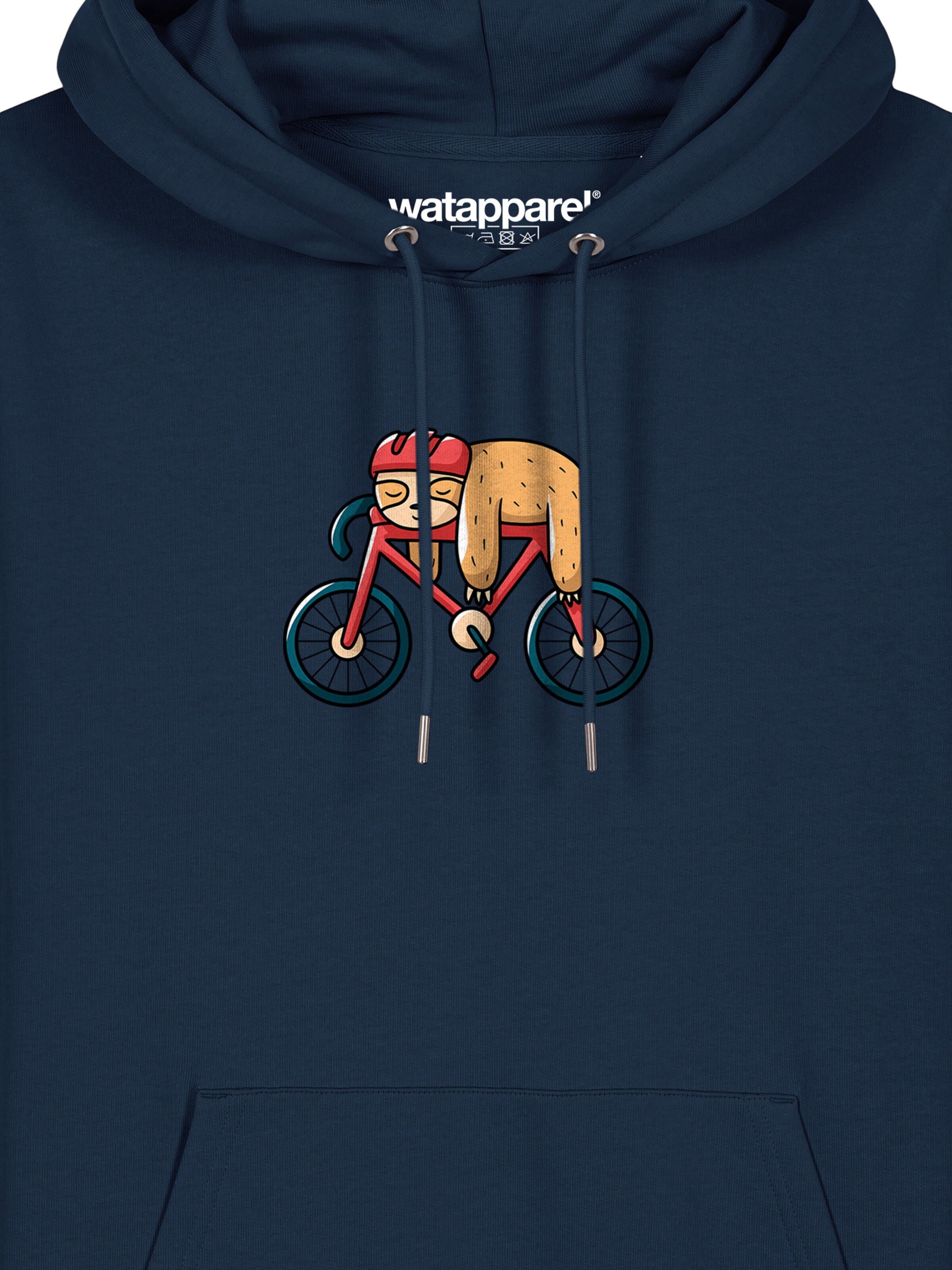 Watapparel Sweatshirt ' Sloth ' in Blau