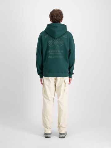 ALPHA INDUSTRIES Суичър в зелено