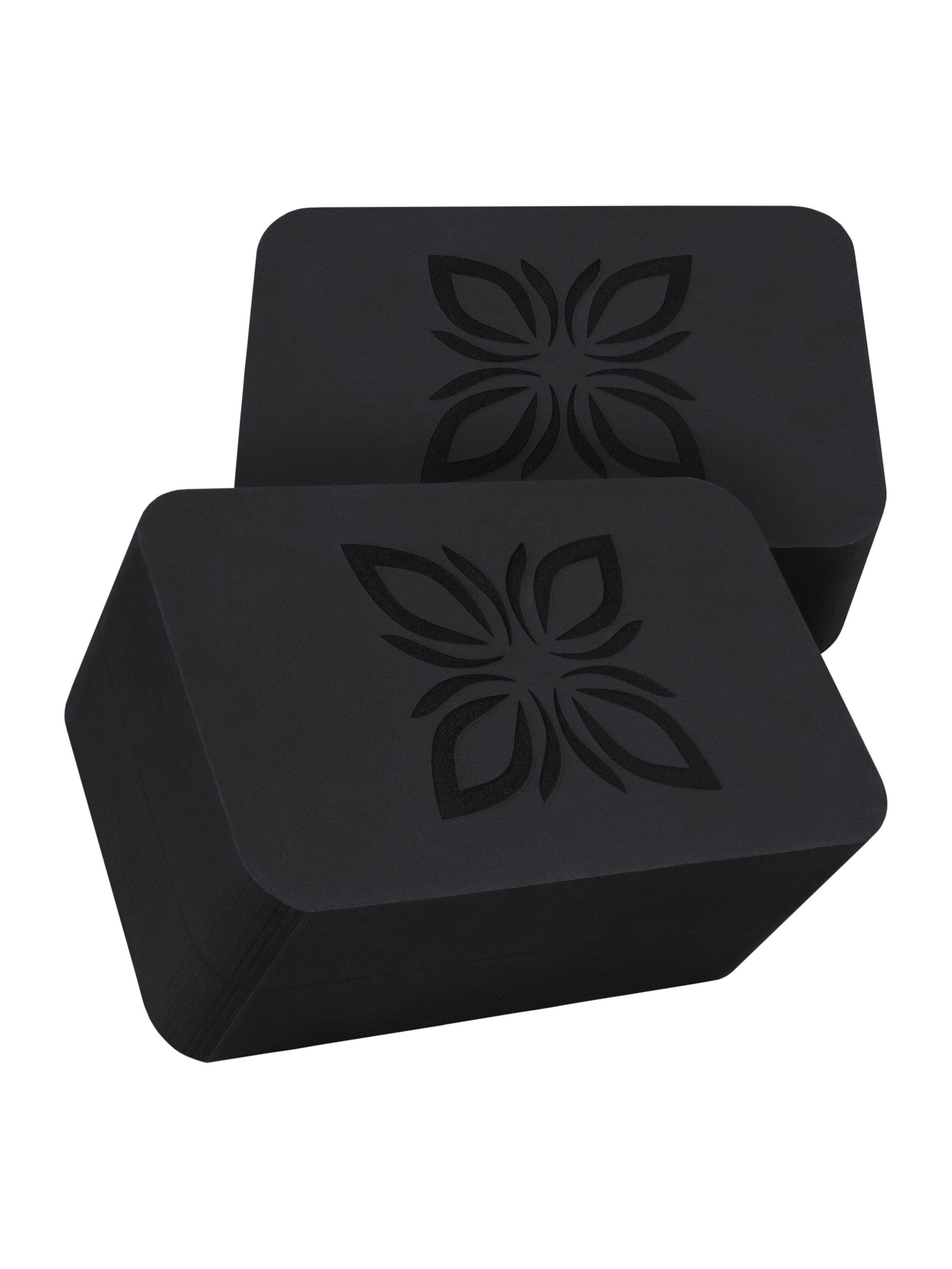 OMNANA Yoga Block 'RAISE™' in Black: front