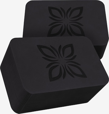 OMNANA Yoga Block 'RAISE™' in Schwarz: Vorderseite