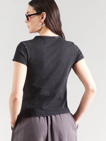 WEEKDAY Paita 'Fleur' värissä musta