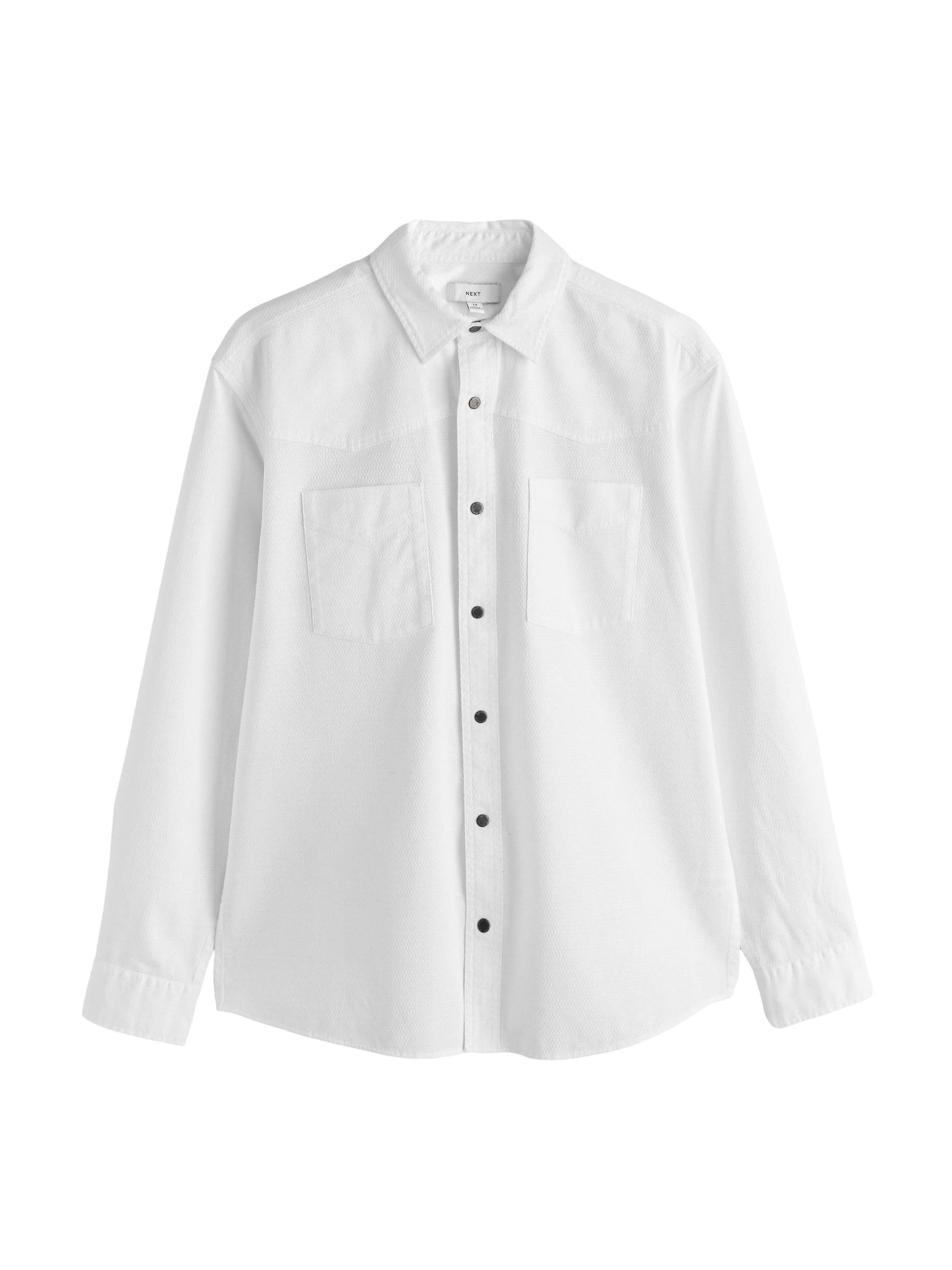 Next Regular Fit Paita värissä valkoinen: etupuoli