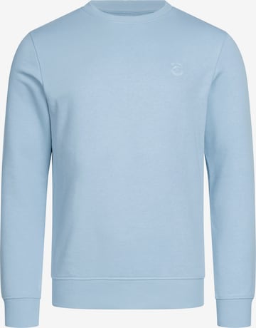 INDICODE JEANS Sweatshirt ' Holt ' in Blauw: voorkant