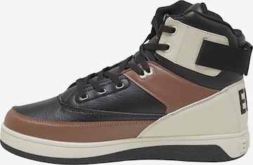 Sneaker alta 'Rebound' di Ewing in marrone: frontale
