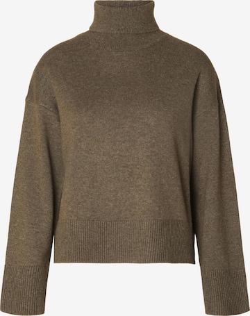 SELECTED FEMME Sweater in Brown: front