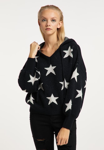 Pull-over myMo ROCKS en noir : devant