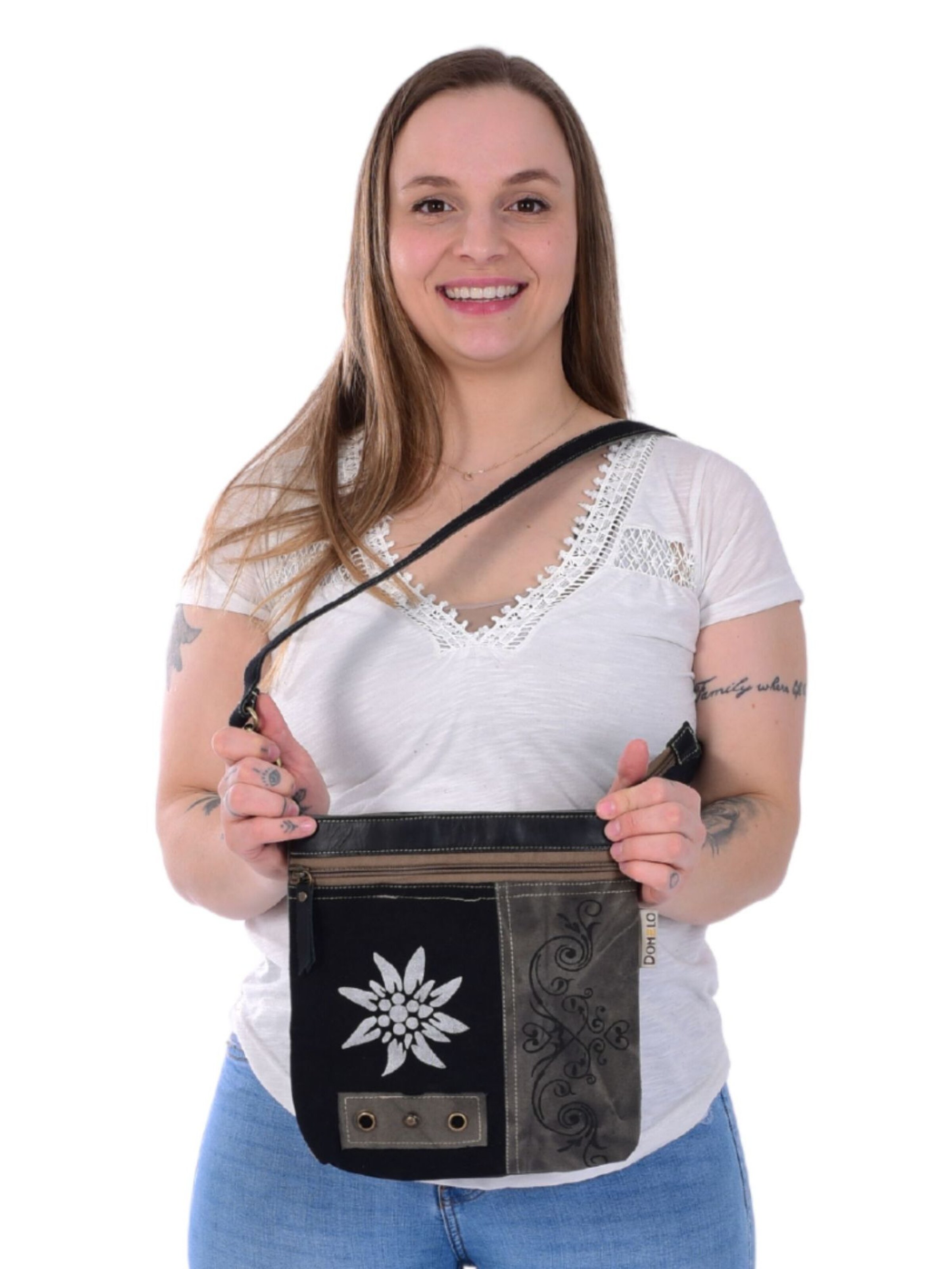 DOMELO Crossbody Bag 'Domelo' in Black