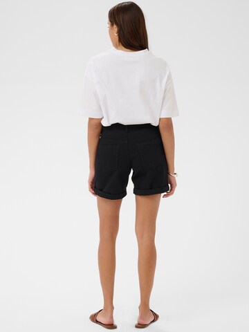 Kaffe Regularen Hlače | črna barva