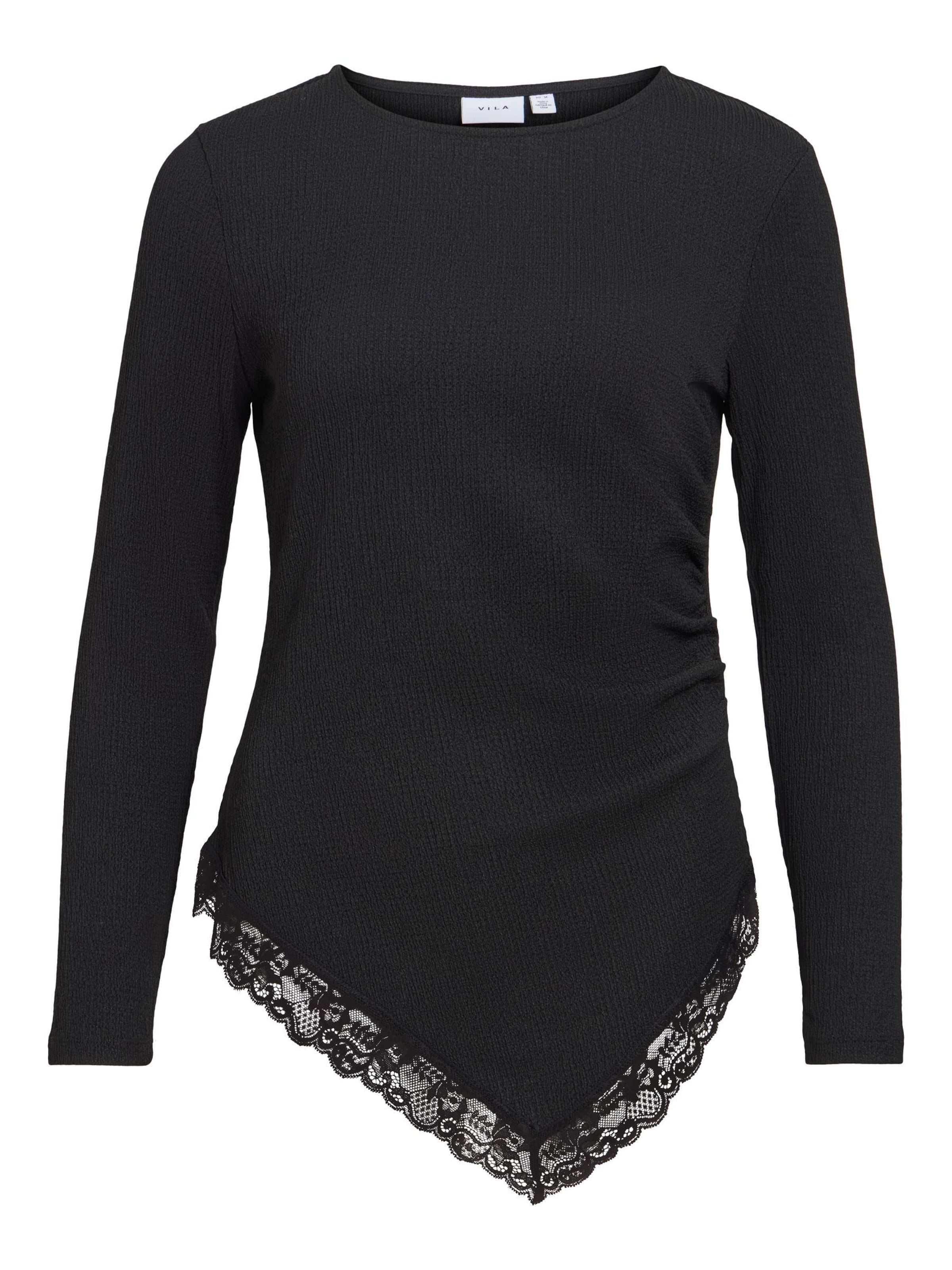 VILA - Camiseta 'VIWANNI' en negro: frente