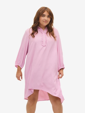 Zizzi Tunic 'XLUCI' in Pink: front