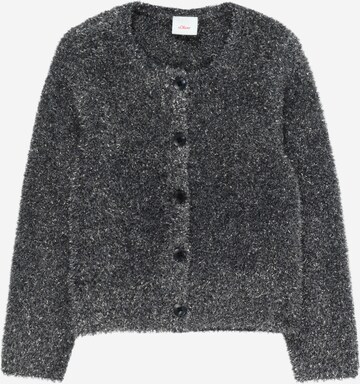 s.Oliver Knit cardigan in Black: front