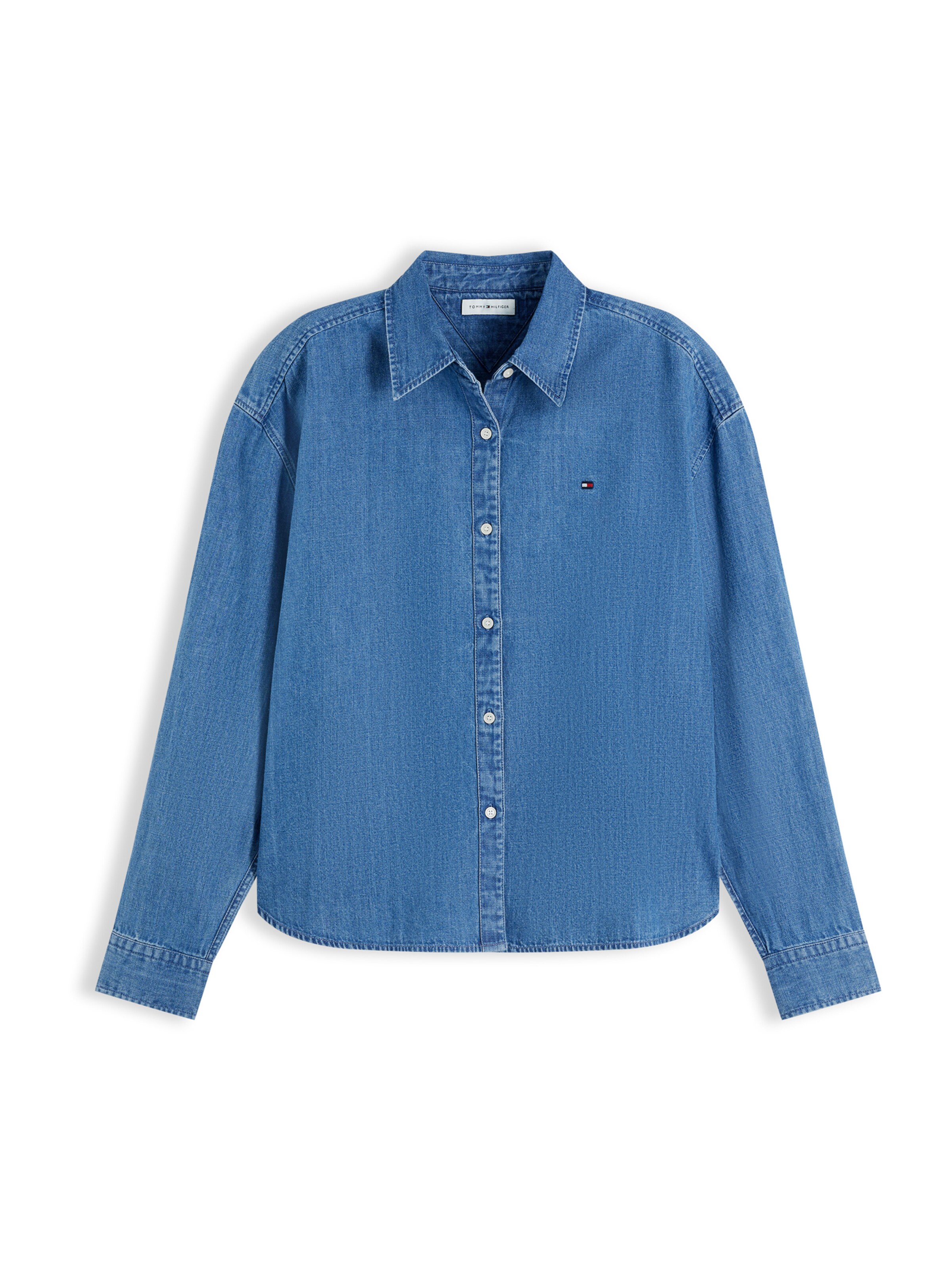 TOMMY HILFIGER Pluus sinine teksariie, Tootevaade