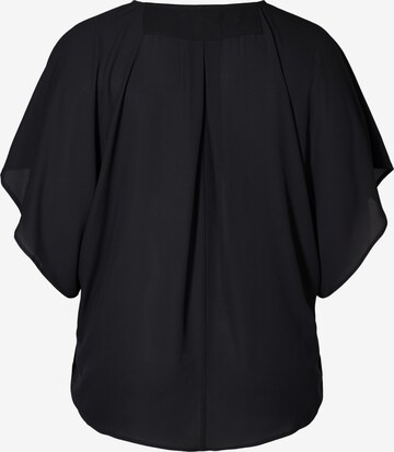 Camicia da donna 'VIOLA' di Zizzi in nero