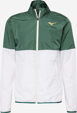 MIZUNO Athletic Jacket in Green: front