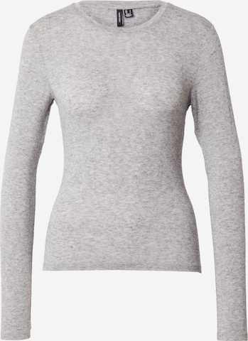 VERO MODA Shirt 'VINI' in Grey: front