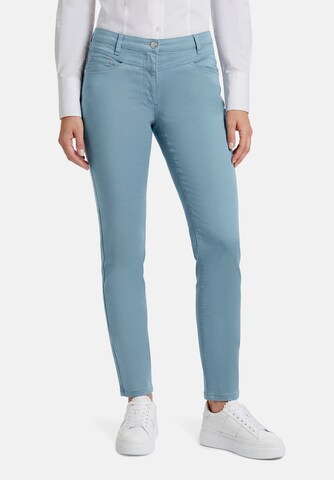 Slimfit Pantaloni di Betty Barclay in blu: frontale