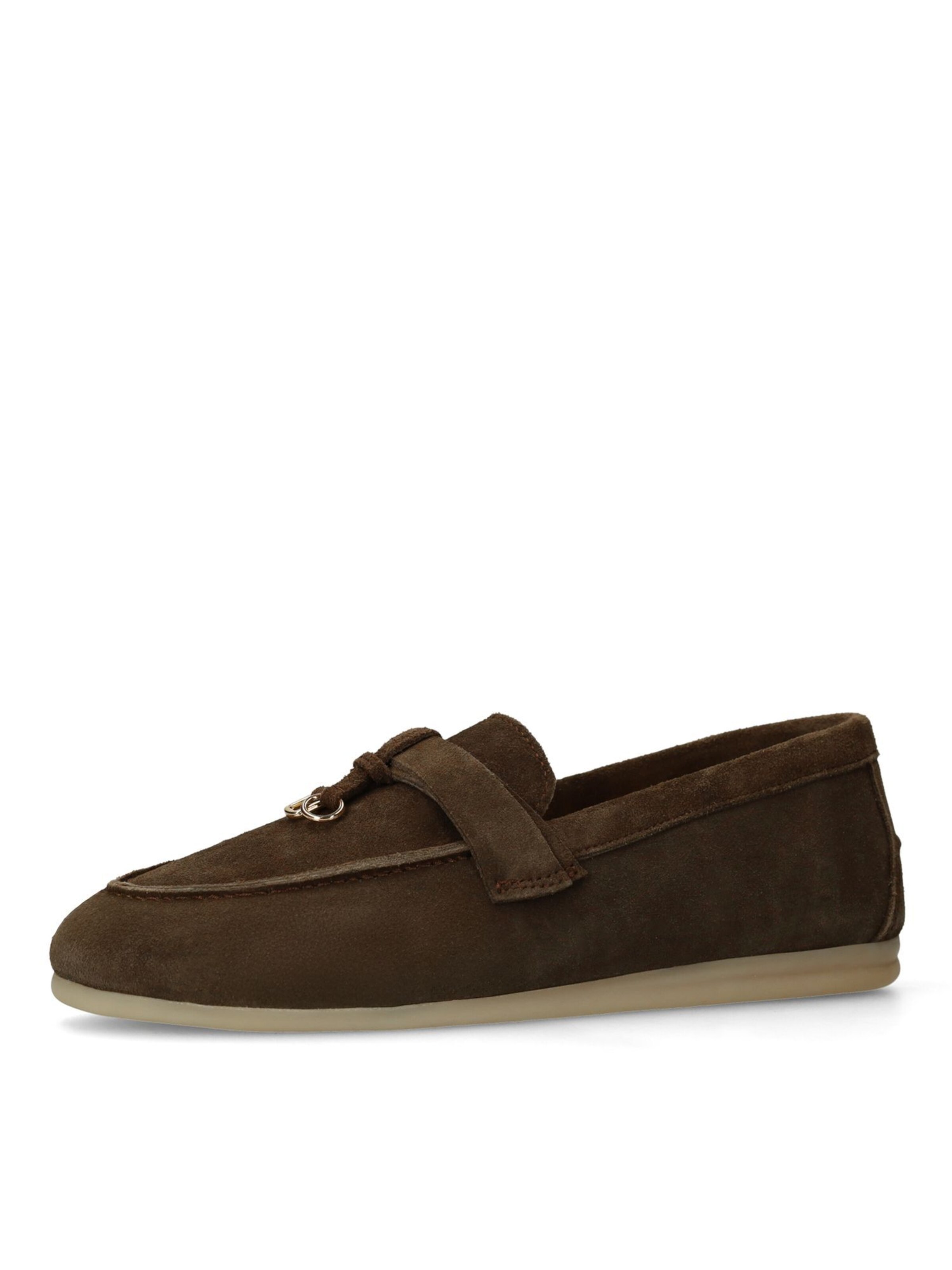 Chaussure basse MANFIELD en marron : devant