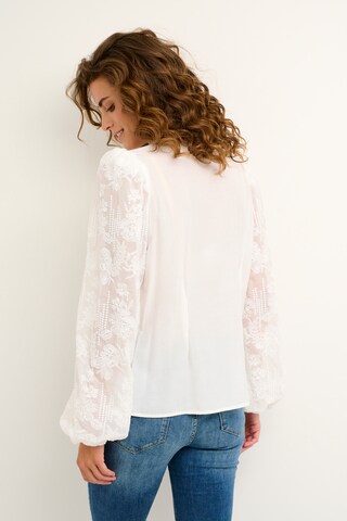 CULTURE Bluse 'Jasmine' i hvid