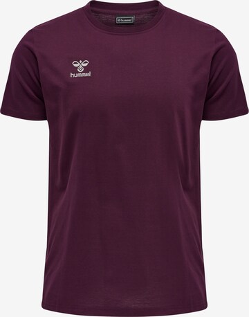 T-Shirt fonctionnel 'Move' Hummel en violet : devant