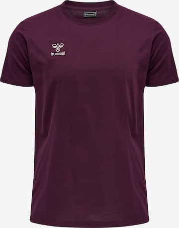 Hummel Performance Shirt 'Move' in Purple: front