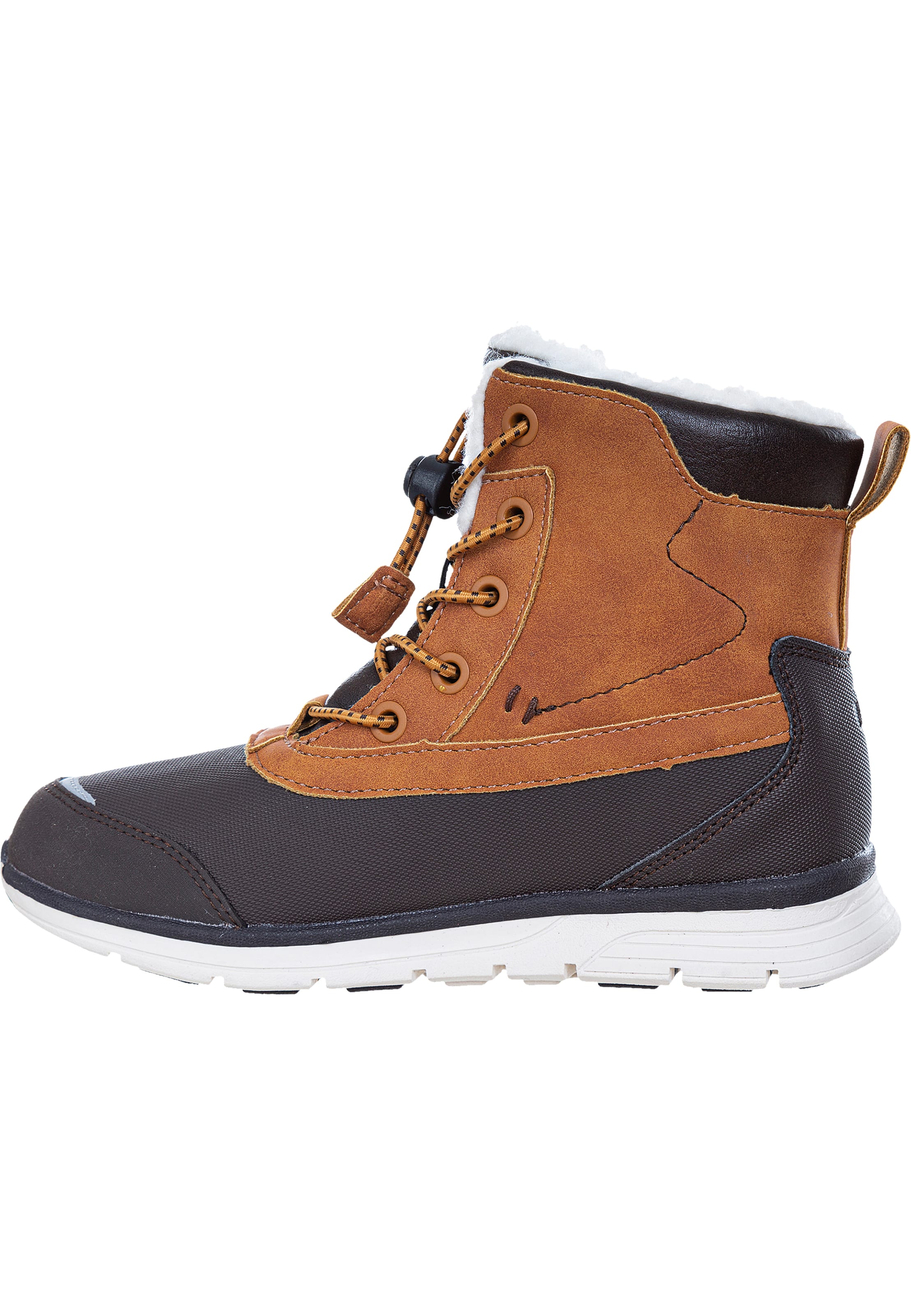 ZigZag Boots in Brown: front