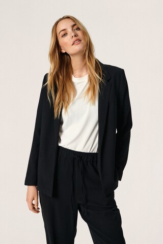 SOAKED IN LUXURY Blazer 'Shirley' in Black: front