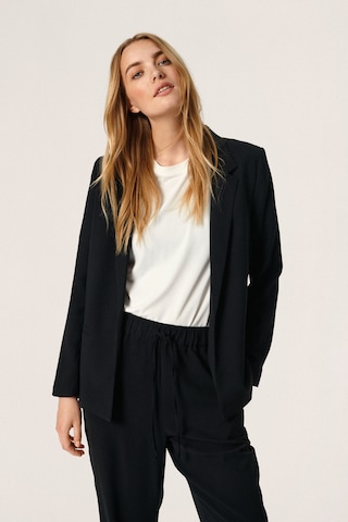 SOAKED IN LUXURY Blazer 'Shirley' in Black: front